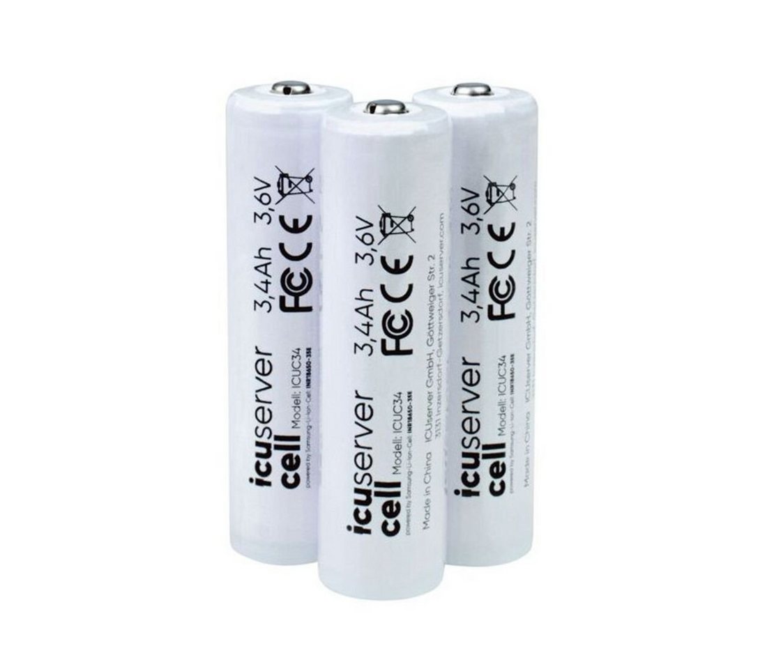 ICUserver Wildkamera (ICUserver - icucell 18650-Li-Ion-Akkus im 3er Set) von ICUserver