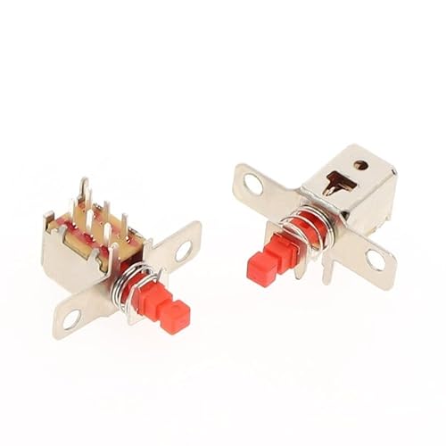 10Pcs A03-08 6pin TV Power Switch With Spring Self-locking Red DC 12V 50MA Unidirection Push-button Switch ICXLPMC 10Pcs A03-08 6pin TV Power Switch With Spring Self-locking Red DC 12V 50MA Unidirection Push-button Switch ICXLPMC von ICXLPMC