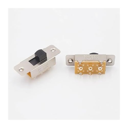 10pcs SS-22L05 8mm Knob Height On Off 2 Position 2P2T 6 Pins Panel Slide Switch 6A/125V 3A/250V ICXLPMC 10pcs SS-22L05 8mm Knob Height On Off 2 Position 2P2T 6 Pins Panel Slide Switch 6A/125V 3A/250V ICXLPMC von ICXLPMC