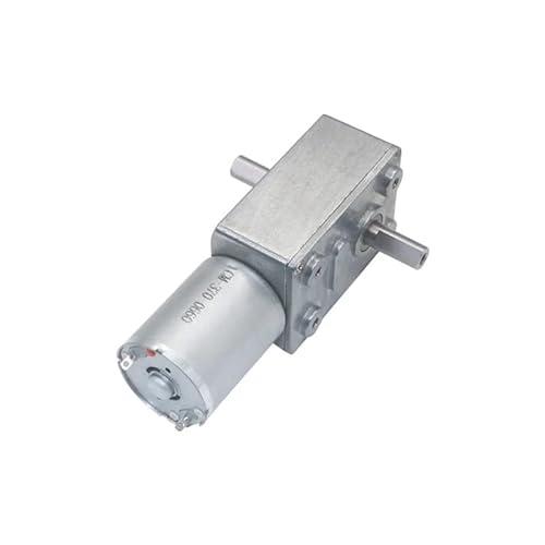 12V Volt DC Worm Geared Double Shaft electronic starter 6V Dual Output Shaft Reducer Motors 24V DC Reversed Reduction Self-lock JGY370 ICXLPMC(9RPM_6V) von ICXLPMC
