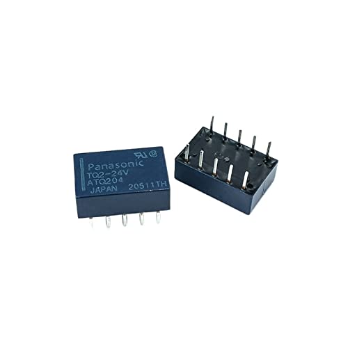 1PC Signalrelais TQ2-5V TQ2-12V TQ2-24V Zwei offene zwei geschlossene 10-polige 2A Elektronisches Zubehör (Size : TQ2-24V) von ICXLPMC