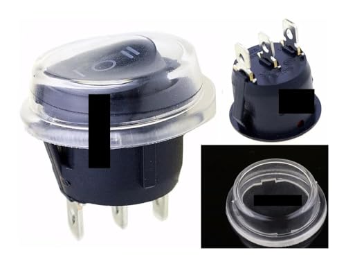 1PCS KCD1-2 22MM Black 3Pins ON-OFF-ON Latching Rocker Switch Power circular Switch 6A 250VAC 10A 125VAC And cap ICXLPMC 1PCS KCD1-2 22MM Black 3Pins ON-OFF-ON Latching Rocker Switch Power circular Switch 6A 250VAC 10A 125VAC And cap ICXLPMC von ICXLPMC