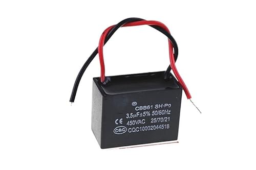 1pcs CBB61 3.5uF 450VAC starting capacitance AC Fan Capacitor CBB electronic starter Run Capacitor ICXLPMC 1pcs CBB61 3.5uF 450VAC starting capacitance AC Fan Capacitor CBB electronic starter Run Capacitor ICXLPMC von ICXLPMC