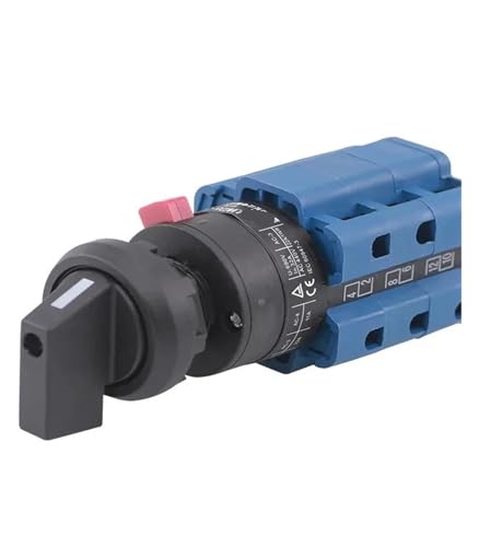 22mm Mounting Size LW26-32/3 Single Hole Three Position 32A electronic starter Reversing Double Power 380V Transfer Cam Switch ICXLPMC von ICXLPMC