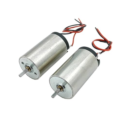 26,5 mm großer kernloser elektronischer Anlasser DC 5 V-12 V 8 V 19000 U/min Hochgeschwindigkeits-Doppelkugellager Motor DIY ICXLPMC (Modell A) von ICXLPMC