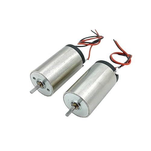 26,5 mm großer kernloser elektronischer Anlasser DC 5 V-12 V 8 V 19000 U/min Hochgeschwindigkeits-Doppelkugellager Motor DIY ICXLPMC (Modell A) von ICXLPMC