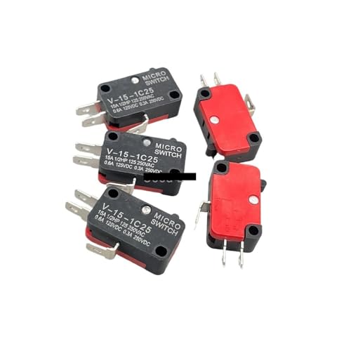 5PCS V-15-1C25 15A 250VAC Push Button SPDT 1NO 1NC MicroSwitch ICXLPMC 5PCS V-15-1C25 15A 250VAC Push Button SPDT 1NO 1NC MicroSwitch ICXLPMC von ICXLPMC