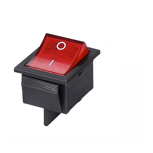 5pcs 2 Position Red Light Rocker Switch 16A/250V KCD4-20 4 Pin ON/OFF Toggle Switches 35 x 25.5 x 10mm ICXLPMC 5pcs 2 Position Red Light Rocker Switch 16A/250V KCD4-20 4 Pin ON/OFF Toggle Switches 35 x 25.5 x 10mm ICXLPMC von ICXLPMC