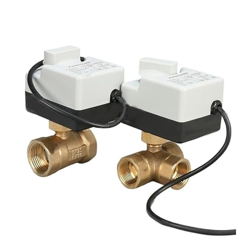 AC220V DN15(G 1/2") to DN 50(G 2") 2-Wege 3-Wege Messing Motor Ball Valve/electric actuator electronic starter with manual switch function ICXLPMC(DN25,2 way) von ICXLPMC