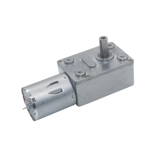 DC 6V 12V 24V JGY370 Large Torque Metal Turbine Worm Gear electronic starter self-locking Force strong 2rpm-375rpm slow speed electronic starter ICXLPMC(10RPM, 24V) von ICXLPMC