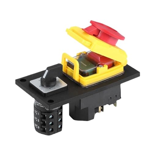 Electromagnetic Switch 400V 7 Pins Rotary Combined With Protection Cover Lock Reset Push Button YCZ4-C ICXLPMC Electromagnetic Switch 400V 7 Pins Rotary Combined With Protection Cover Lock Reset Push Button YCZ4-C ICXLPMC von ICXLPMC
