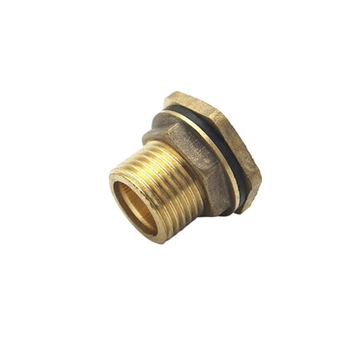 ICXLPMC 1/2" Male BSP Brass Pipe Single Loose Key Swivel Fitting Nut Water Tank Jointer Connector von ICXLPMC