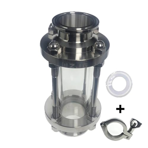 ICXLPMC 1.5" Tri Clamp Flow Sight Glass Diopter Fit 38mm Pipe OD SUS 304 Stainless Steel Fitting ICXLPMC 1.5" Tri Clamp Flow Sight Glass Diopter Fit 38mm Pipe OD SUS 304 Stainless Steel Fitting von ICXLPMC