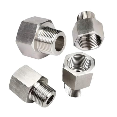 ICXLPMC 1PC M8x1 to M8x1.25 Metric Female to Male Thread 304 Stainless Steel Pipe Fitting ICXLPMC 1PC M8x1 to M8x1.25 Metric Female to Male Thread 304 Stainless Steel Pipe Fitting von ICXLPMC
