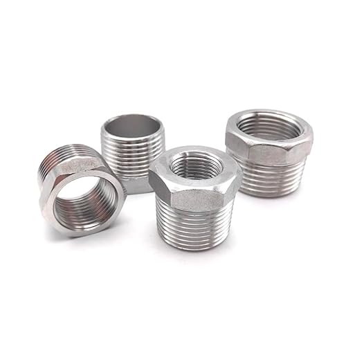 ICXLPMC 1pc DN25(M)-DN10(F) Heart Reducer Bushing BSP Male/Female Thread SS304 Stainless Steel Pipe Fittings von ICXLPMC