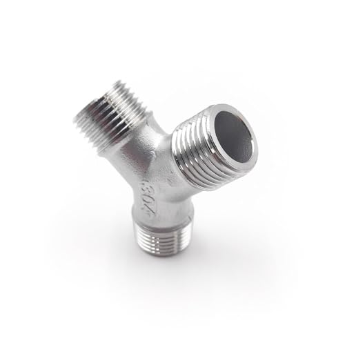 ICXLPMC 1pc External Y-3-WAY 3/4" BSP Elbow Butt Adapter 304 Stainless Steel Pipe Fittings Suitable Home Piping ICXLPMC 1pc External Y-3-WAY 3/4" BSP Elbow Butt Adapter 304 Stainless Steel Pipe Fittings Suitable Home Piping von ICXLPMC
