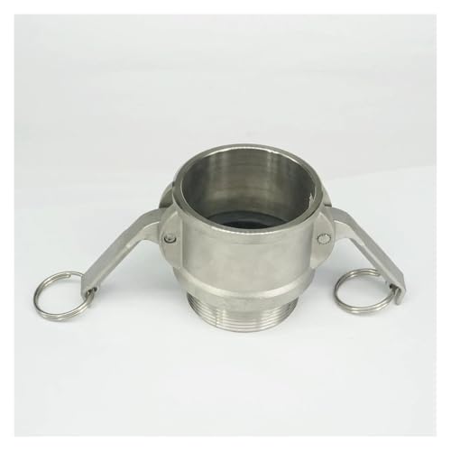 ICXLPMC 2" BSP Male Thread 304 Stainless Steel Type B Socket Camlock Fitting Cam and Groove Coupler von ICXLPMC