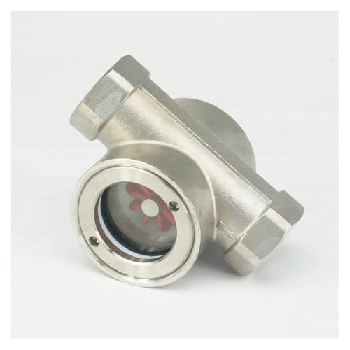 ICXLPMC 3/4" BSPP Female SS304 Stainless Steel Glass Window Sight Flow Indicator with Impeller 2.5 Mpa von ICXLPMC