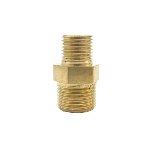 ICXLPMC 3/8" BSP Male x 1/2" BSP Male Thread Brass Pipe Fitting Reducer Hex Nipple Coupler Connector Adapter ICXLPMC 3/8" BSP Male x 1/2" BSP Male Thread Brass Pipe Fitting Reducer Hex Nipple Coupler Connector Adapter von ICXLPMC