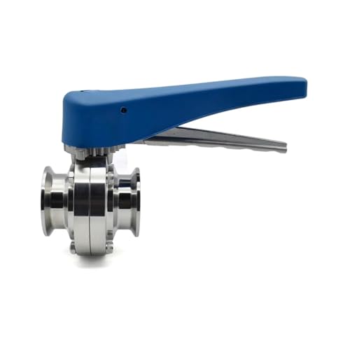 ICXLPMC 63 mm Ferrule77.5 SS304 Stainless Steel Tri Clamp Squeeze Trigger Flow Control Valve von ICXLPMC