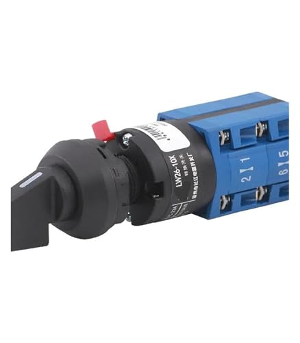 LW26-10X/2S1-I Three Position 10A Two Section Double Power Switching electronic starter Reversing Single Hole 16mm Cam Switch ICXLPMC von ICXLPMC