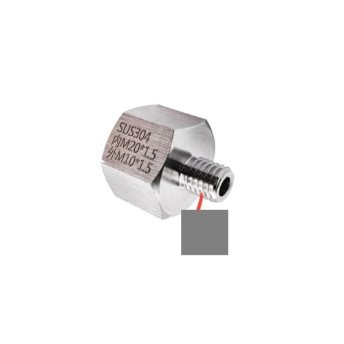 M20 Female To M6 M8 10 1/8" 1/4" NPT Male Hex Reducer Bushing 304 Stainless Adapter Fitting High Pressure for Pressure Gauge ICXLPMC(M20x1.5 Female,M22x1.75 Male) von ICXLPMC