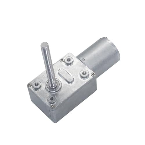 M6 Threaded Long Shaft DC Worm Gear electronic starter 6V 12V 24V 6-150RPM High Torque DC electronic starter Self-Locking Adjustable Speed JGY370 ICXLPMC(23RPM_6V) von ICXLPMC