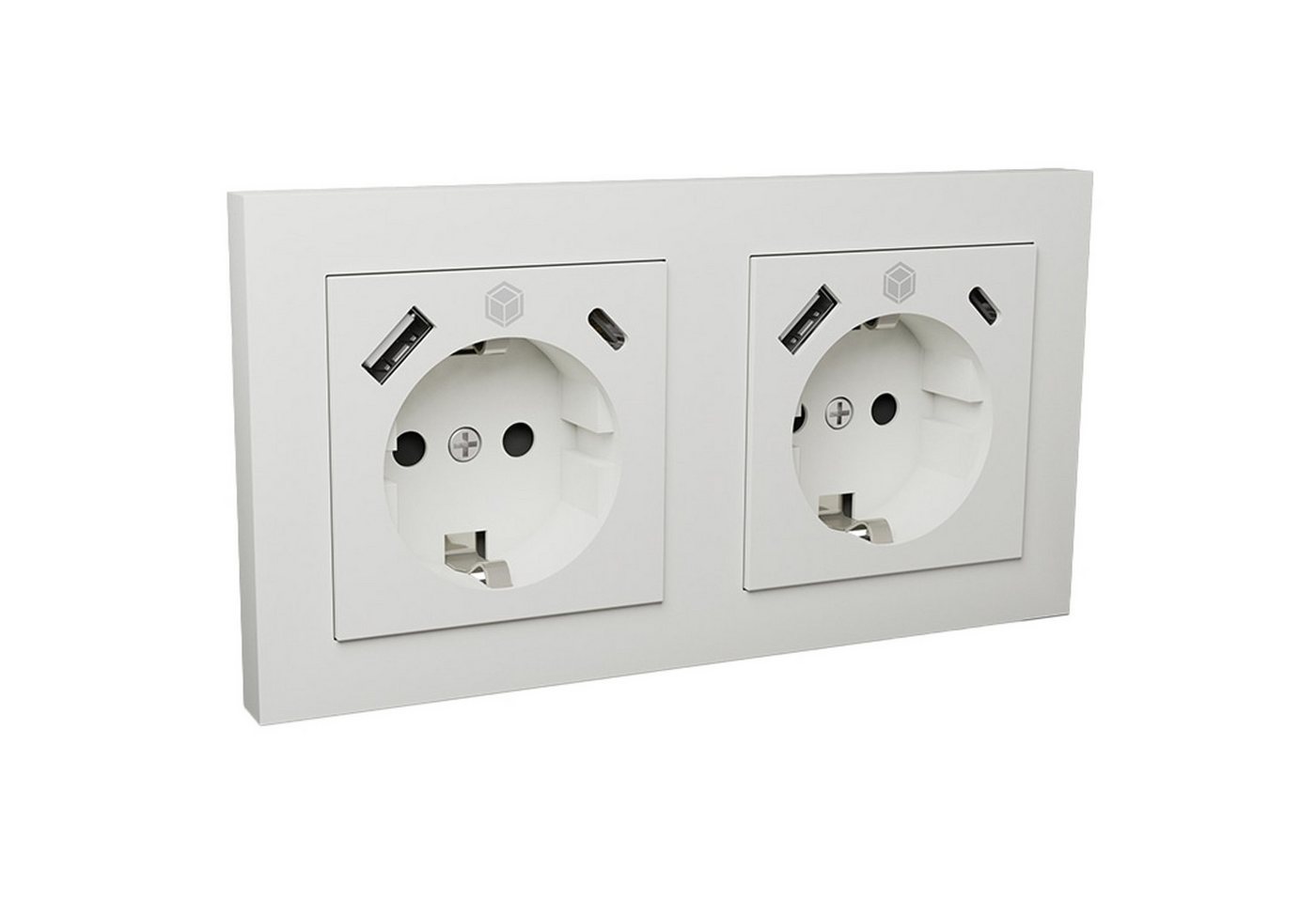 ICY BOX Unterputz-Steckdose ICY BOX Unterputz Steckdosenset IB-MPS4200W-PD von ICY BOX