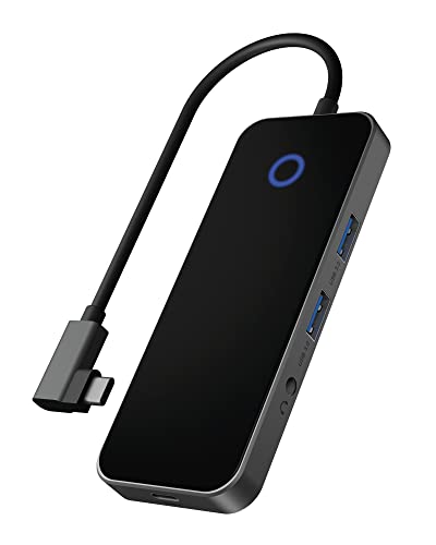 ICY BOX USB-C Docking Station (8-in-1) mit 1x HDMI (4K 30Hz), 3-fach USB 3.0 HUB, 100W Power Delivery, Kartenleser, Audio für Laptop, MacBook, iPad Pro oder Android Tablet/Smartphone von ICY BOX