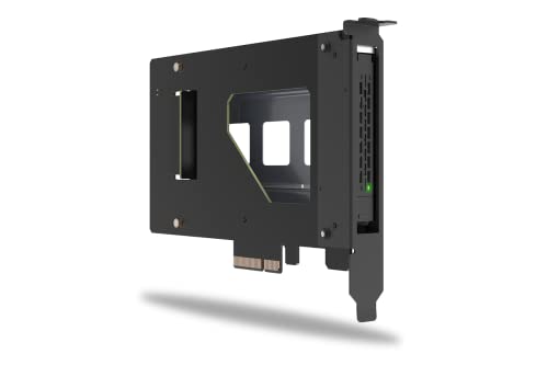 ICY DOCK Wechselrahmen/Adapterkarte für eine PCIe 4.0 U.2/U.3 NVMe SSD in einem PCIe x4 Slot - ExpressSlot Elite MB111VP-B von ICY DOCK