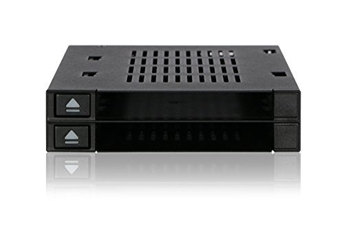 ICY DOCK flexiDOCK MB522SP-B - Dock trägerlos für 2X 2,5 Zoll (6,4cm) SATA SSD/HDD in 1x 3,5 Zoll (8,9cm) von ICY DOCK