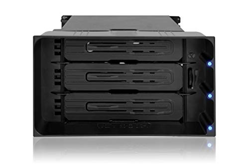 ICY DOCK flexiDOCK MB830SP-B - Wechselrahmen/Dock trägerlos für 3X 3,5 Zoll SATA/SAS Festplatte von ICY DOCK