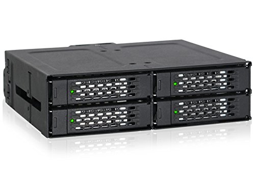 SATA Hot Swap Wechselrahmen für 4X 2,5 Zoll (6,4cm) SSD/HDD - Vollmetall - Icy Dock ToughArmor MB607SP-B von ICY DOCK