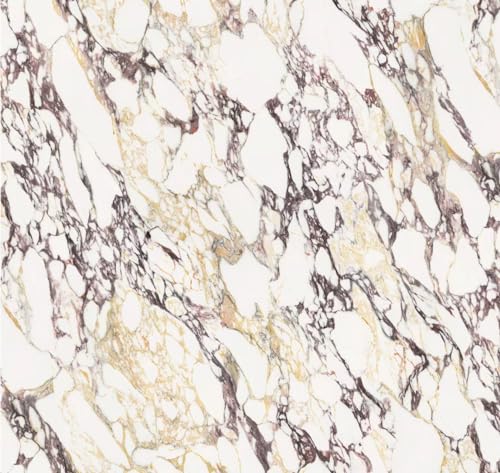 Marmor Tapete Gelb,40 x 1000cm Gelb Weiß Selbstklebende Tapete Marmoroptik Klebefolie Marmor Klebefolie Marmoroptik Vintage Möbelfolie Selbstklebend für Badezimmer Wohnzimmer Schlafzimmer Küche von ICYEHAO