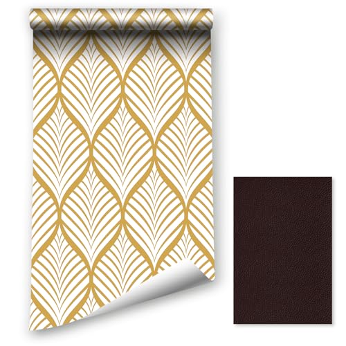 Selbstklebende Tapete Weiß Gold,44.5 x 1000cm Tapete Streifen Gold Tapete Geometrisch Klebefolie Geometrische Klebefolie Retro Möbelfolie Selbstklebend für Badezimmer Wohnzimmer Schlafzimmer Küche Selbstklebende Tapete Weiß Gold,44.5 x 1000cm Tapete Streifen Gold Tapete Geometrisch Klebefolie Geometrische Klebefolie Retro Möbelfolie Selbstklebend für Badezimmer Wohnzimmer Schlafzimmer Küche von ICYEHAO