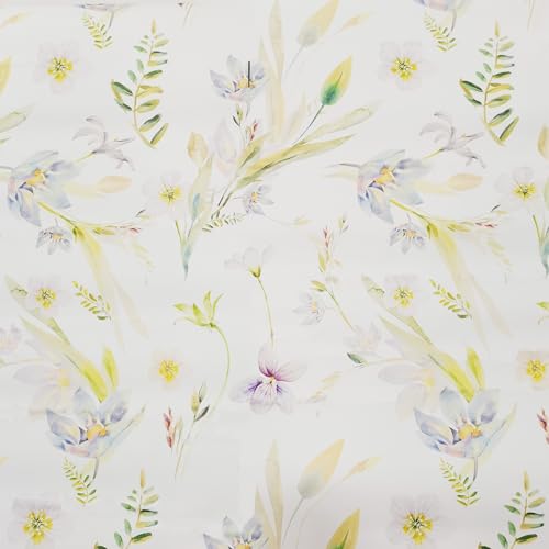 Selbstklebende Tapete Grün Blätter,44 x 1000cm Tapete Grün Blumen Grün Pflanzen Tapete Aquarelloptik Tapete Hell Boho Tapete Möbelfolie Selbstklebend für Badezimmer Wohnzimmer Schlafzimmer Küche von ICYEHAO