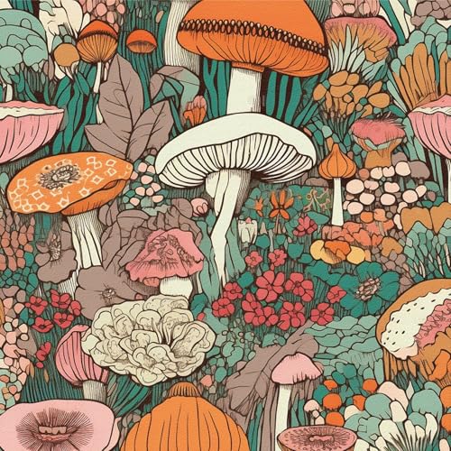Selbstklebende Tapete Pilz,44 x 600cm Tapete Selbstklebend Gelb und Grün Selbstklebende Tapete Blumen Rosa Pflanzen Wald Tapete Möbelfolie Selbstklebend Klebetapete Selbstklebend für Schlafzimmer Selbstklebende Tapete Pilz,44 x 600cm Tapete Selbstklebend Gelb und Grün Selbstklebende Tapete Blumen Rosa Pflanzen Wald Tapete Möbelfolie Selbstklebend Klebetapete Selbstklebend für Schlafzimmer von ICYEHAO