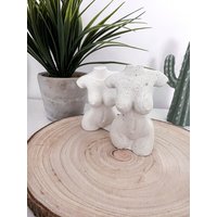 Frauenkörper Statue Aus Beton | Handgegossene Betonfigur Handgemachte Dekoration von ICYOFFICAL