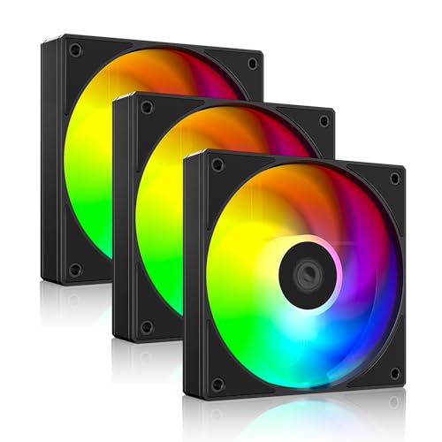 ID-COOLING AS-120-ARGB-K TRIO Gehäuselüfter, 3 Stück von ID-COOLING