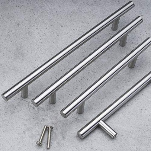 ID Dinkel 5 Möbelgriffe Stangengriffe SET Edelstahl BA 128 mm von ID Dinkel