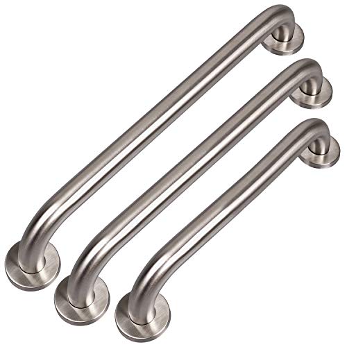 EDELSTAHL rostfrei Haltegriff Ø 30 mm 250 mm Badewannengriff Wandgriff Duschgriff Handgriff von ID Dinkel