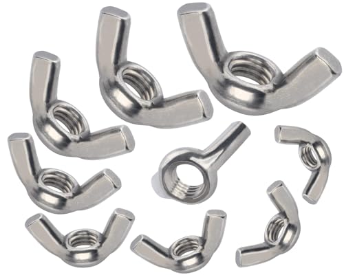 Flügelmuttern M3 100 Stück Edelstahl A2 V2A Schmetterlingsmutter Gewindemutter Schraubenmutter Wing Nut Mutter Flügelmutter DIN 315 nicht rostend zur universellen Nutzung ohne jegliches Werkzeug Flügelmuttern M3 100 Stück Edelstahl A2 V2A Schmetterlingsmutter Gewindemutter Schraubenmutter Wing Nut Mutter Flügelmutter DIN 315 nicht rostend zur universellen Nutzung ohne jegliches Werkzeug von ID Dinkel