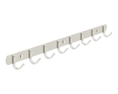 Stahlia Garderobe (8 Haken) Garderobenhaken Kleiderhaken Wand Edelstahl gebürstet Garderobenleiste Wandgarderobe Hakenleiste Wandhaken zum Schrauben Haken Stahlia Garderobe (8 Haken) Garderobenhaken Kleiderhaken Wand Edelstahl gebürstet Garderobenleiste Wandgarderobe Hakenleiste Wandhaken zum Schrauben Haken von Stahlia