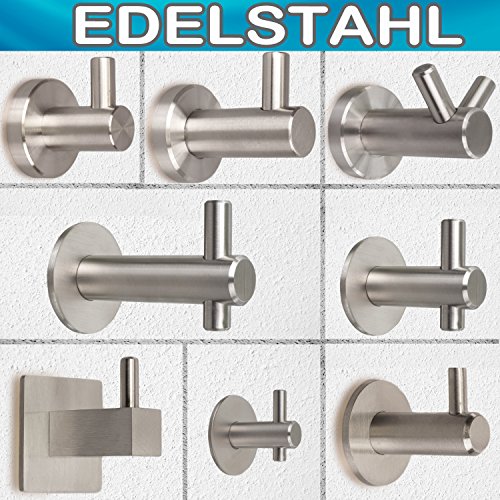 ID Dinkel Kleiderhaken EDELSTAHL gebürstet Garderobenhaken Wandhaken Haken Mantelhaken ID Dinkel Kleiderhaken EDELSTAHL gebürstet Garderobenhaken Wandhaken Haken Mantelhaken von ID Dinkel