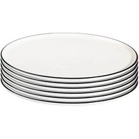 6 ID Fine Pizzateller Modest Black Mesa grau 33,0 cm von ID Fine