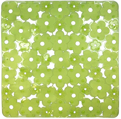 ID 323207 Matte für Waschbecken, PVC, 32 x 32 x 0,4 cm, Grün von ID MAT