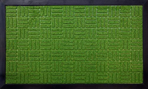 ID Mat Teppich, Synthetische Fasern, grün, 75x45x0,95 cm von ID MAT