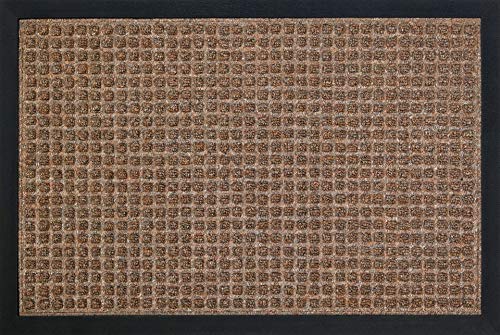 ID matt 4060 10 Auswirkungen Carre Teppich Fußmatte Faser Polypropylen/Gummi braun 60 x 40 x 1 cm von ID MAT