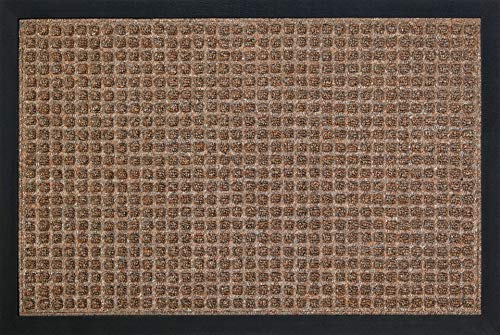 ID matt 4060 10 Auswirkungen Carre Teppich Fußmatte Faser Polypropylen/Gummi braun 60 x 40 x 1 cm von ID MAT