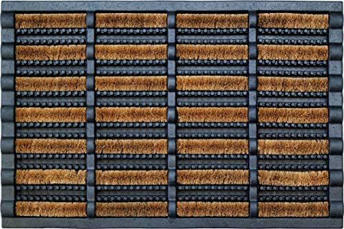 ID matt 4060 combimat Teppich Fußmatte Kokoskernmatratze/Stahl verzinkt/Gummi beige 60 x 40 x 2,29 cm von ID MAT